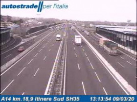 Imagen de vista previa de la cámara web Bologna - A14 - KM 18,9